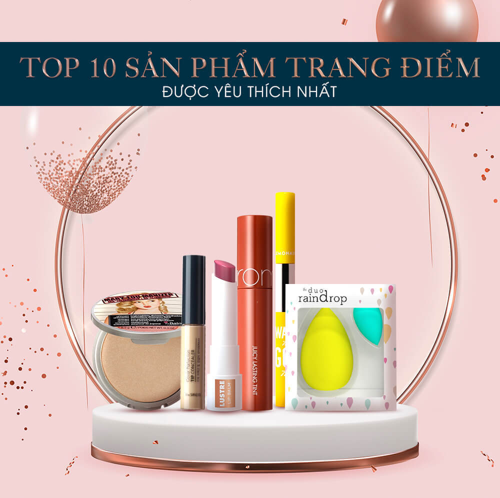 Top 10 sản phẩm trang điểm được yêu thích nhất trong Lixibox Holy Grail Awards 2021, bao gồm các thương hiệu như Halio, Okame, Radha, Mad Hippie và son Lustre. Khám phá những sản phẩm dưỡng da và thiết bị làm đẹp tốt nhất đáng giá từ năm qua.