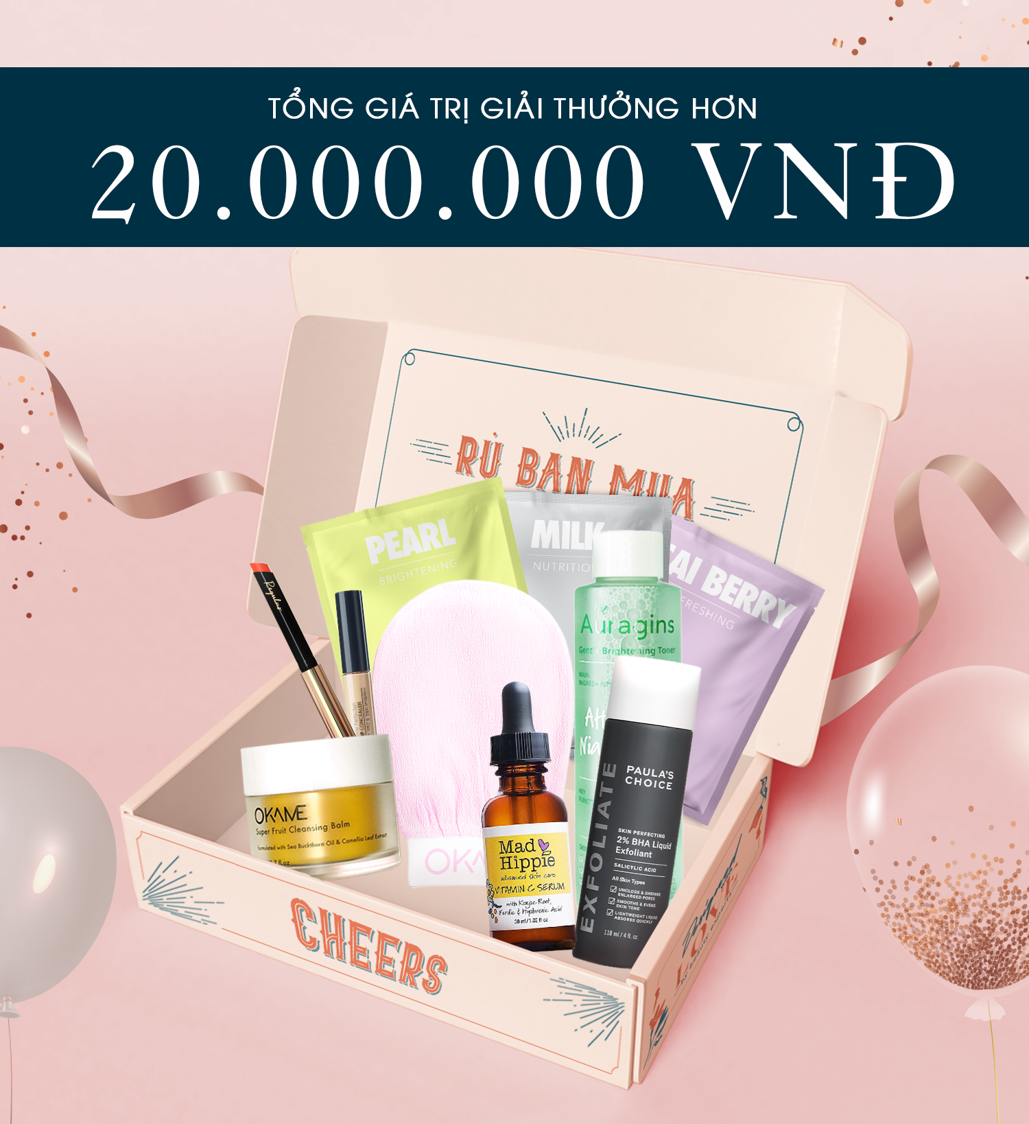 Lixibox Holy Grail Awards 2021 vinh danh sản phẩm làm đẹp tốt nhất với tổng giá trị giải thưởng lên đến 20 triệu VNĐ. Khám phá bộ sản phẩm nổi bật từ Halio, Okame, Mad Hippie và các thương hiệu yêu thích khác.