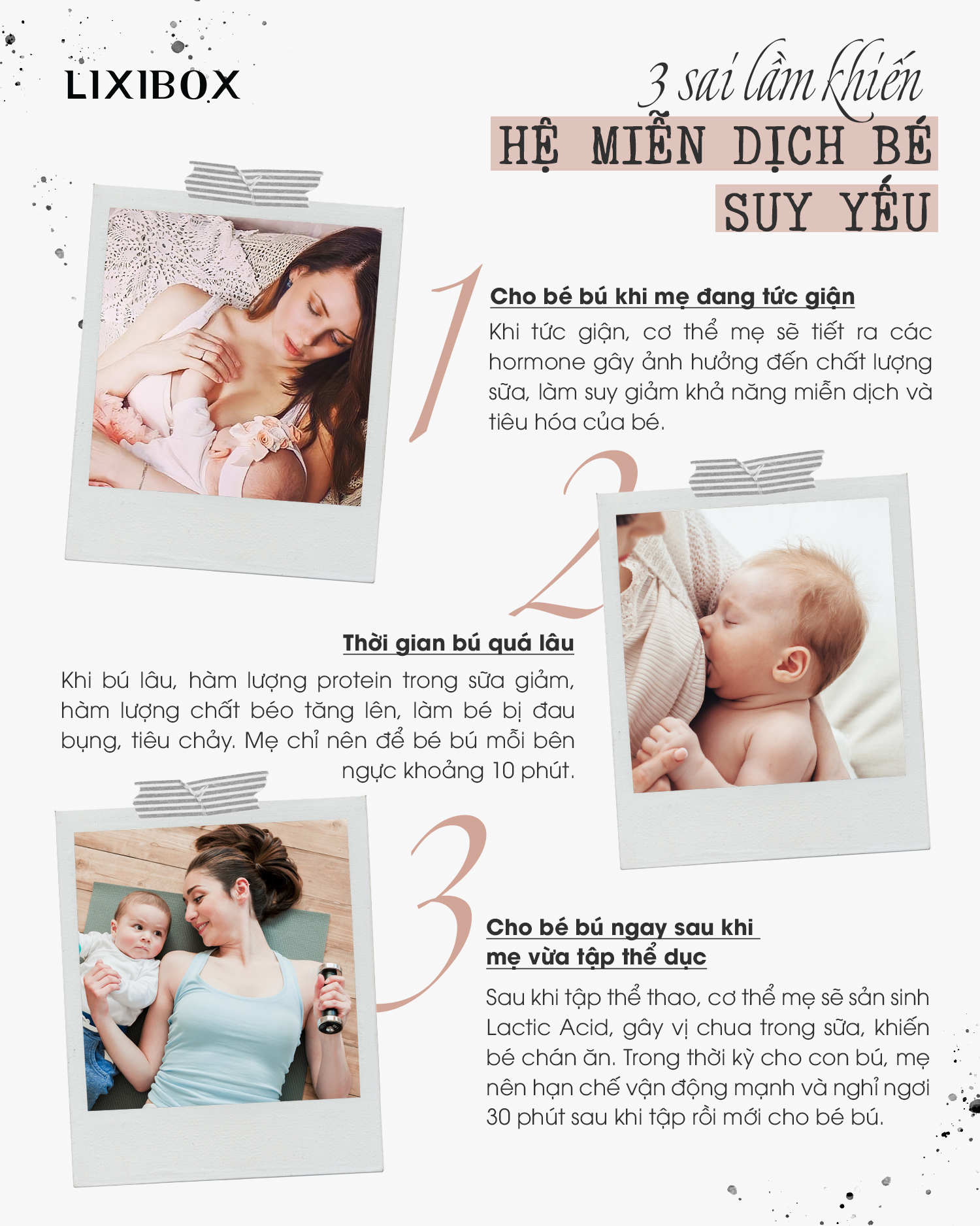 Ba sai lầm khi cho bé bú mà mẹ cần tránh để bé yêu không bị suy dinh dưỡng và chậm phát triển. Bài viết cung cấp lưu ý quan trọng về mẹ và bé, sai lầm khi cho bé bú, và cách giúp bé bú khỏe.