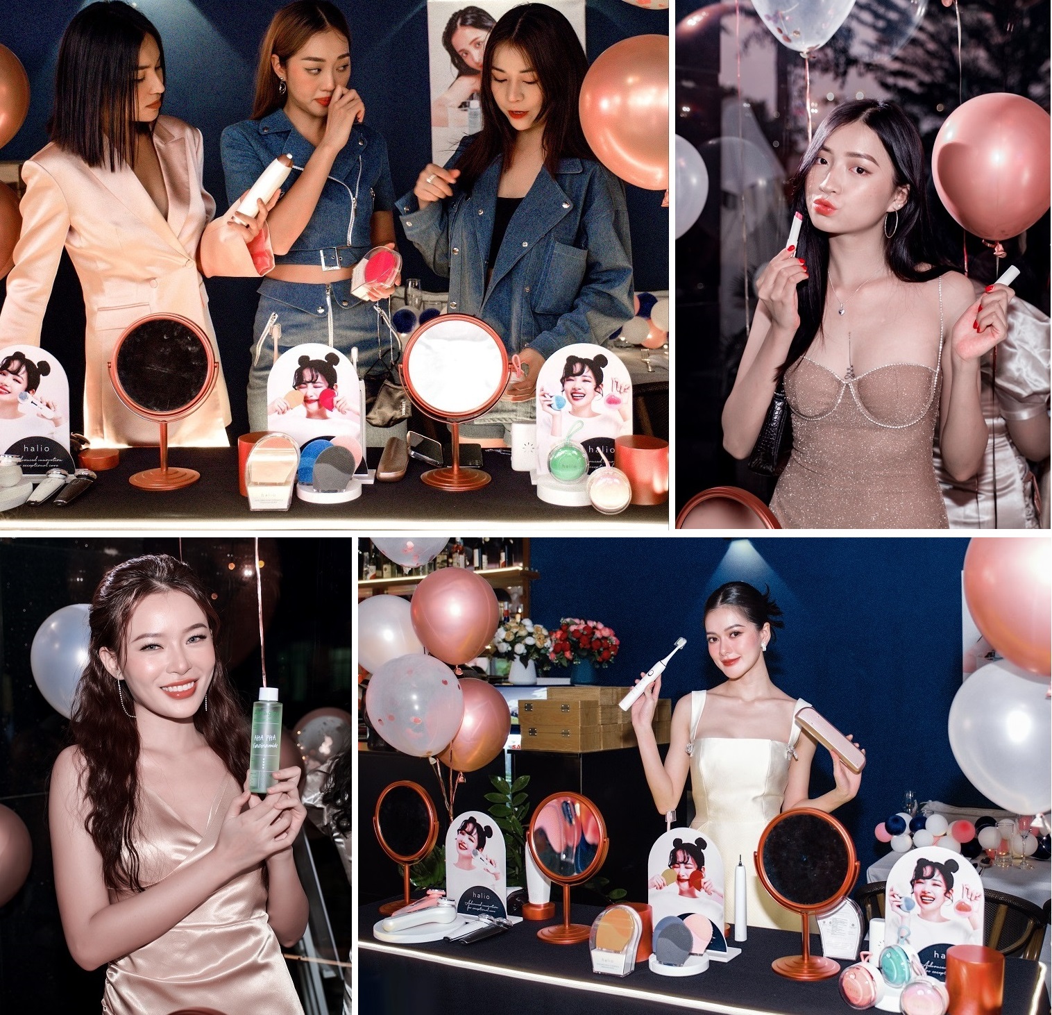 Lixibox Holy Grail Awards 2021 diễn ra tại The Coastal Cali, khách mời tham quan các sản phẩm làm đẹp được yêu thích nhất, chia sẻ trải nghiệm làm đẹp trong buổi tiệc sang trọng. Những sản phẩm dưỡng da, trang điểm và dụng cụ làm đẹp nổi bật cũng được giới thiệu và trải nghiệm.