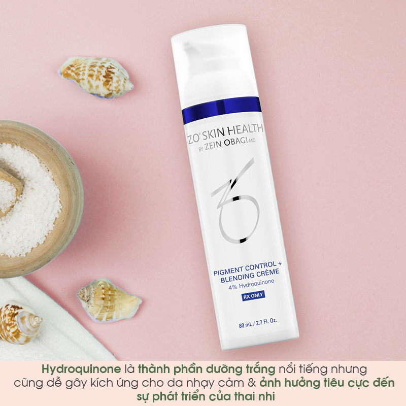 Hydroquinone là thành phần nội tiết nổi tiếng nhưng cũng gây kích ứng cho da nhạy cảm & ảnh hưởng tiêu cực đến sự phát triển của thai nhi. Hãy cùng khám phá 5 thành phần mỹ phẩm không an toàn cho mẹ bầu để bảo vệ mẹ và bé.