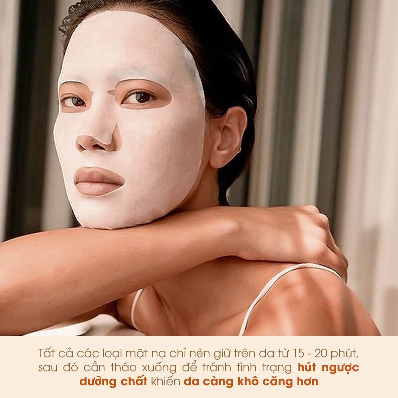 Bài viết về 5 sai lầm khi đắp mặt nạ giúp tín đồ skincare nhận biết lưu ý quan trọng như thời gian đắp mặt nạ lý tưởng 15-20 phút để tránh tình trạng da căng khô và kích ứng.