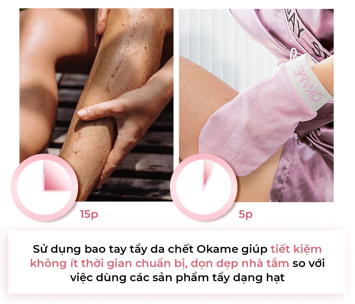 Bài viết giới thiệu bao tay tẩy da chết Okame, sản phẩm tẩy tế bào chết toàn thân không gây khô da, mang lại cảm giác sạch sẽ và thân thiện với môi trường. Sử dụng bao tay này giúp tiết kiệm thời gian chuẩn bị cho việc tắm.