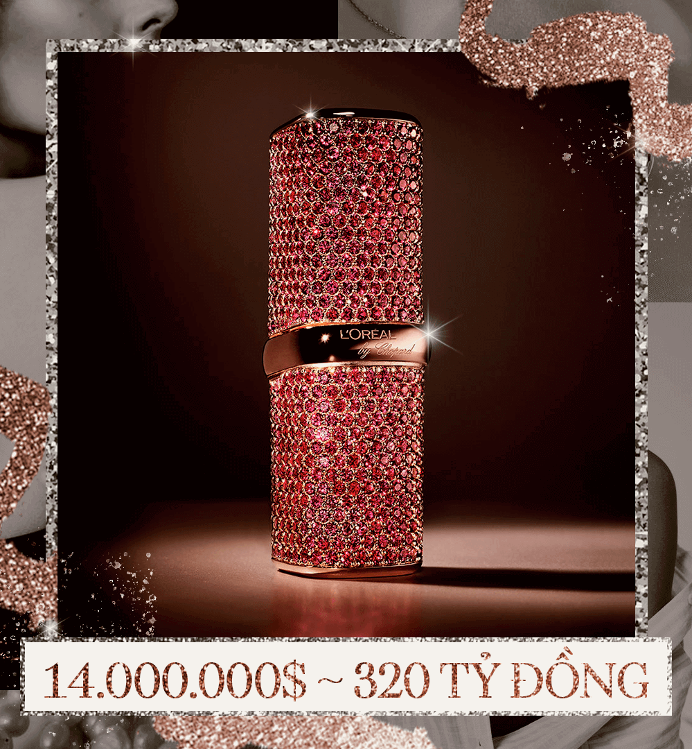 Giá chót của dòng mỹ phẩm đắt nhất thế giới lên đến 14.000.000$ ~ 320 tỷ đồng, thể hiện đẳng cấp của giới siêu giàu với những sản phẩm làm đẹp như son môi đắt nhất và nước hoa cao cấp.
