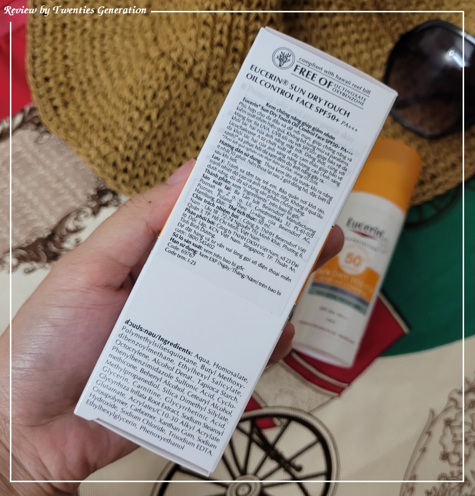 Chia sẻ về kem chống nắng Eucerin Sun Dry Touch Acne Oil Control, sản phẩm ưa thích của cô nàng du lịch sau khi quên mang kem từ nhà. Trong bài viết, review kem chống nắng Eucerin và cảm nhận về hiệu quả bảo vệ da, đặc biệt cho da dầu.
