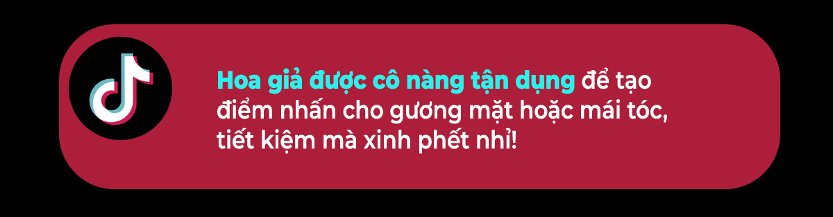 Hoa gia đã được cô nàng tận dụng để tạo điểm nhấn cho gương mặt hoặc mái tóc, tiết kiệm mà xinh phết nhỉ! Khám phá phong cách trang điểm nàng thơ cùng beauty tiktoker Anh Thư.