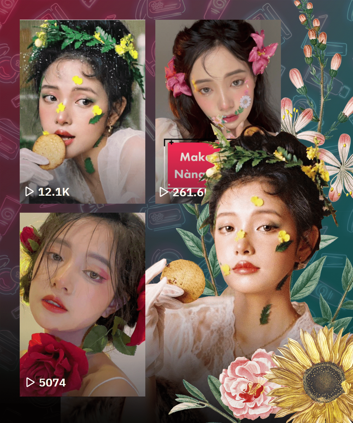 Khám phá nghệ thuật trang điểm cùng beauty tiktoker Anh Thư với phong cách nàng thơ và chiêu thức học từ Douyin. Chinh phục vẻ đẹp ngọt ngào, bắt mắt trong mỗi bức hình chỉ với sự hướng dẫn đơn giản từ Mabel.anhthu.