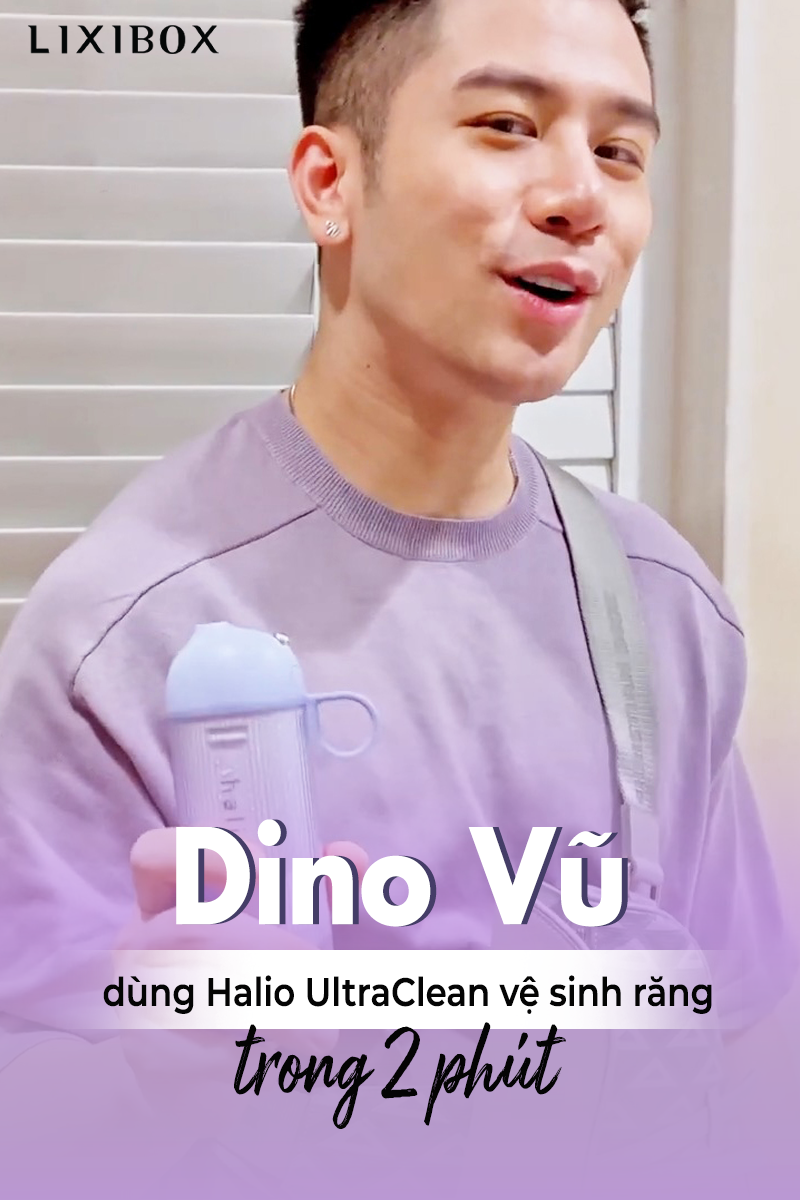 Dino Vũ chia sẻ trải nghiệm sử dụng máy tăm nước Halio UltraClean - tân binh cho việc vệ sinh răng miệng nhanh chóng trong 2 phút. Đừng bỏ lỡ review máy tăm nước Halio UltraClean mới nhất này từ Lixibox!
