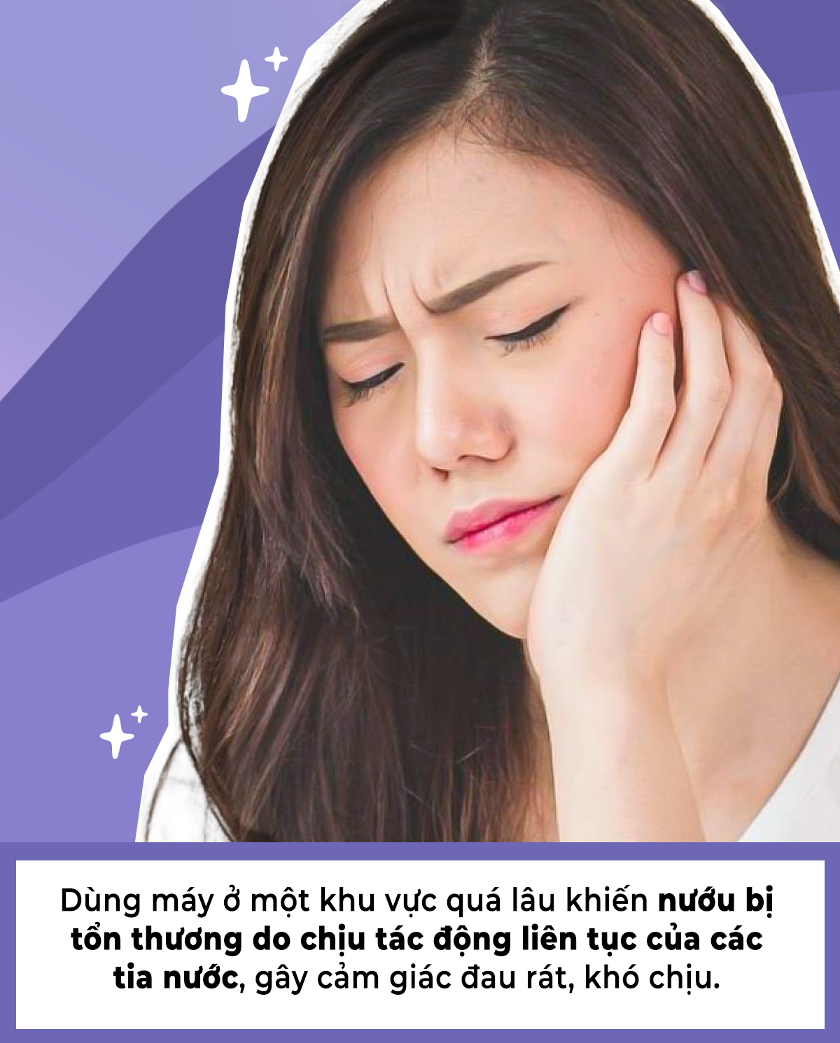 Hướng dẫn sử dụng máy tăm nước Halio UltraClean với lưu ý tránh sai lầm mà 80% người mới gặp phải, như việc sử dụng quá lâu ở một khu vực khiến nướu bị tổn thương.
