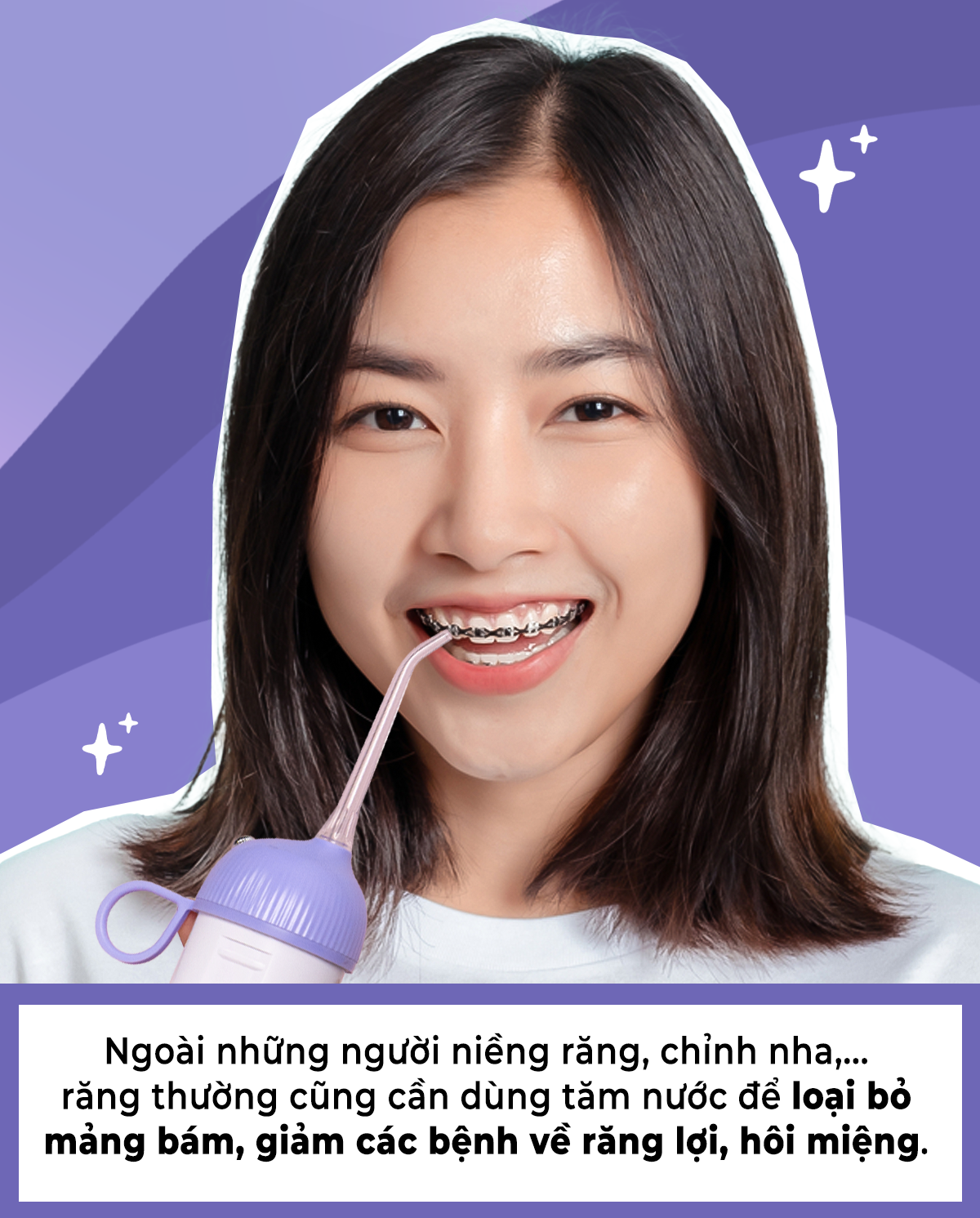 Răng miệng sạch sẽ với máy tăm nước Halio UltraClean giúp loại bỏ mảng bám, giảm bệnh về răng lợi và hôi miệng. Tìm hiểu 5 lầm tưởng phổ biến khi sử dụng máy tăm nước mà 80% người mới thường mắc phải.