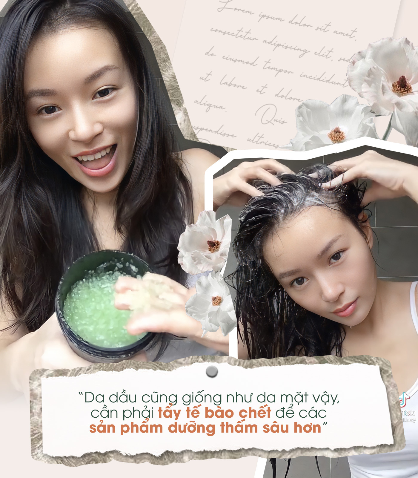 Hội tóc mỏng nên follow ngay: Lucy - nàng TikToker với nhiều mẹo giúp tóc dày hơn. Tìm hiểu cách khắc phục tóc xẹp và mẹo hair care hữu ích từ Lixibox Haircare để có mái tóc khỏe mạnh và bồng bềnh như ý!