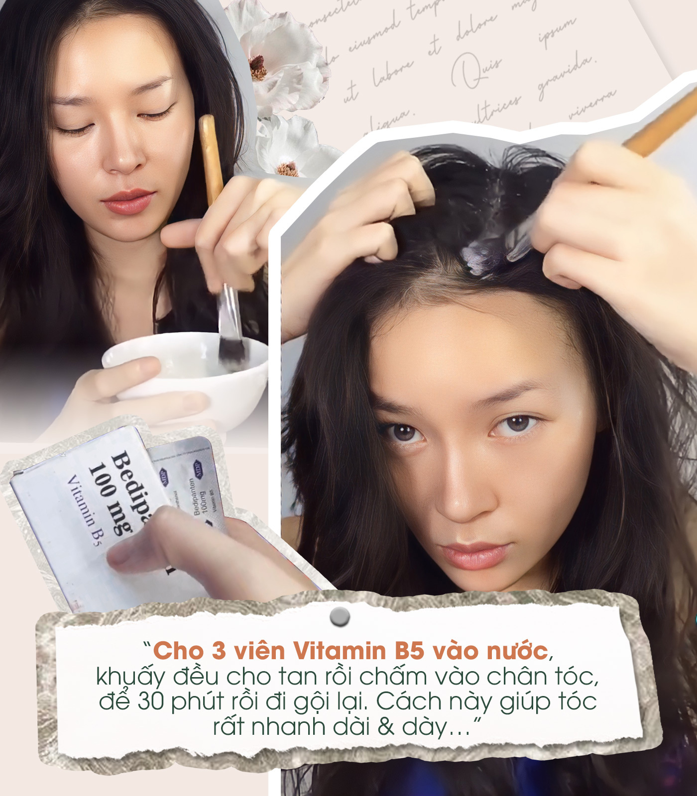 Hội tóc mỏng nên follow ngay: Lucy, TikToker chia sẻ mẹo giúp tóc dày hơn. Cách chăm sóc tóc với Vitamin B5 để tóc bồng bềnh và khỏe mạnh. Khám phá bí kíp từ Lixibox Haircare cho tóc dày và tránh rụng.