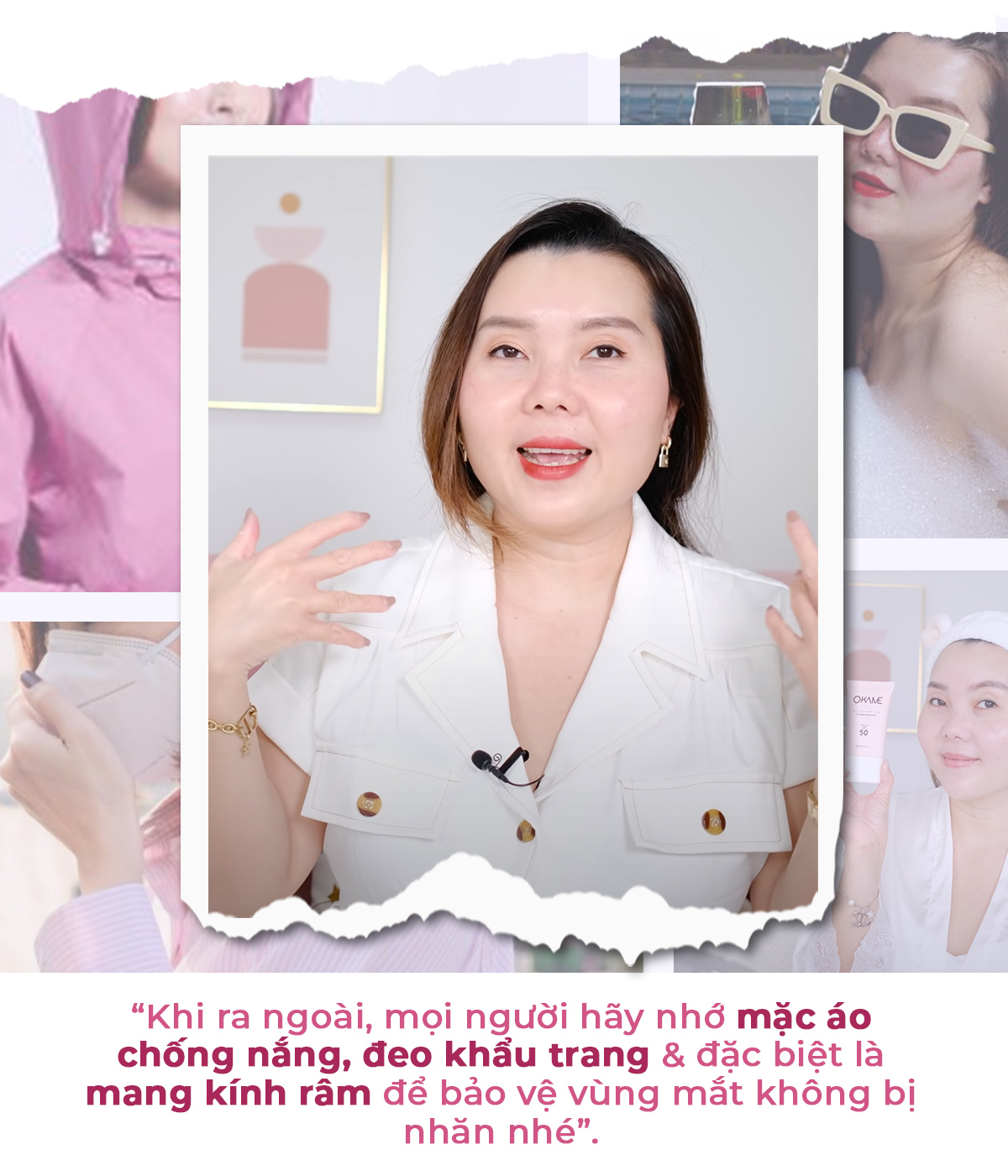 Chặn đứng nếp nhăn với mẹo từ beauty youtuber Trinh Meow. Cô chia sẻ bí quyết chống lão hóa từ bên trong, giúp da trẻ hóa và ngăn ngừa nếp nhăn hiệu quả. Theo dõi để học hỏi bí quyết làm đẹp từ cô nàng nổi tiếng!