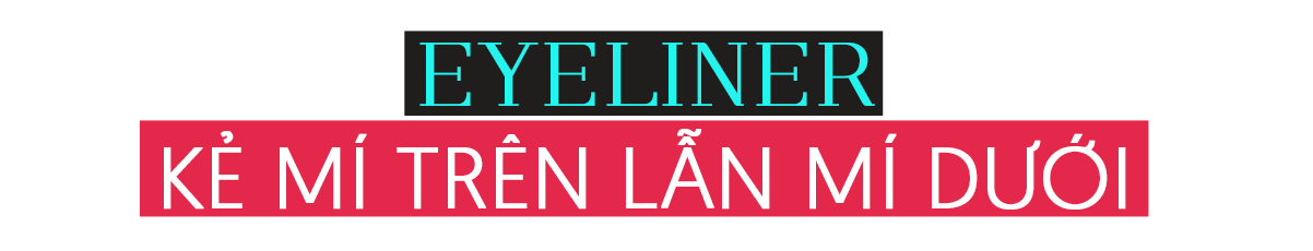 Eyeliner kẻ mí trên lẫn mí dưới, mẹo trang điểm mắt cá tính từ beauty tiktoker Anh Thư, mang lại phong cách trang điểm sexy cá tính cho gương mặt tròn. Xem thêm để tìm hiểu các bược makeup đơn giản và hiệu quả.