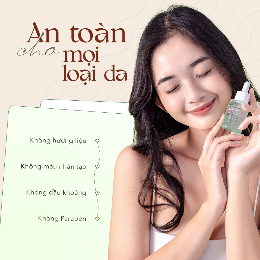 Serum cho da mụn của The Auragins an toàn cho mọi loại da, không hương liệu, không màu nhân tạo, không dầu khoáng và không Paraben. Ba sản phẩm mới giải quyết các vấn đề da quan trọng cho mùa hè.
