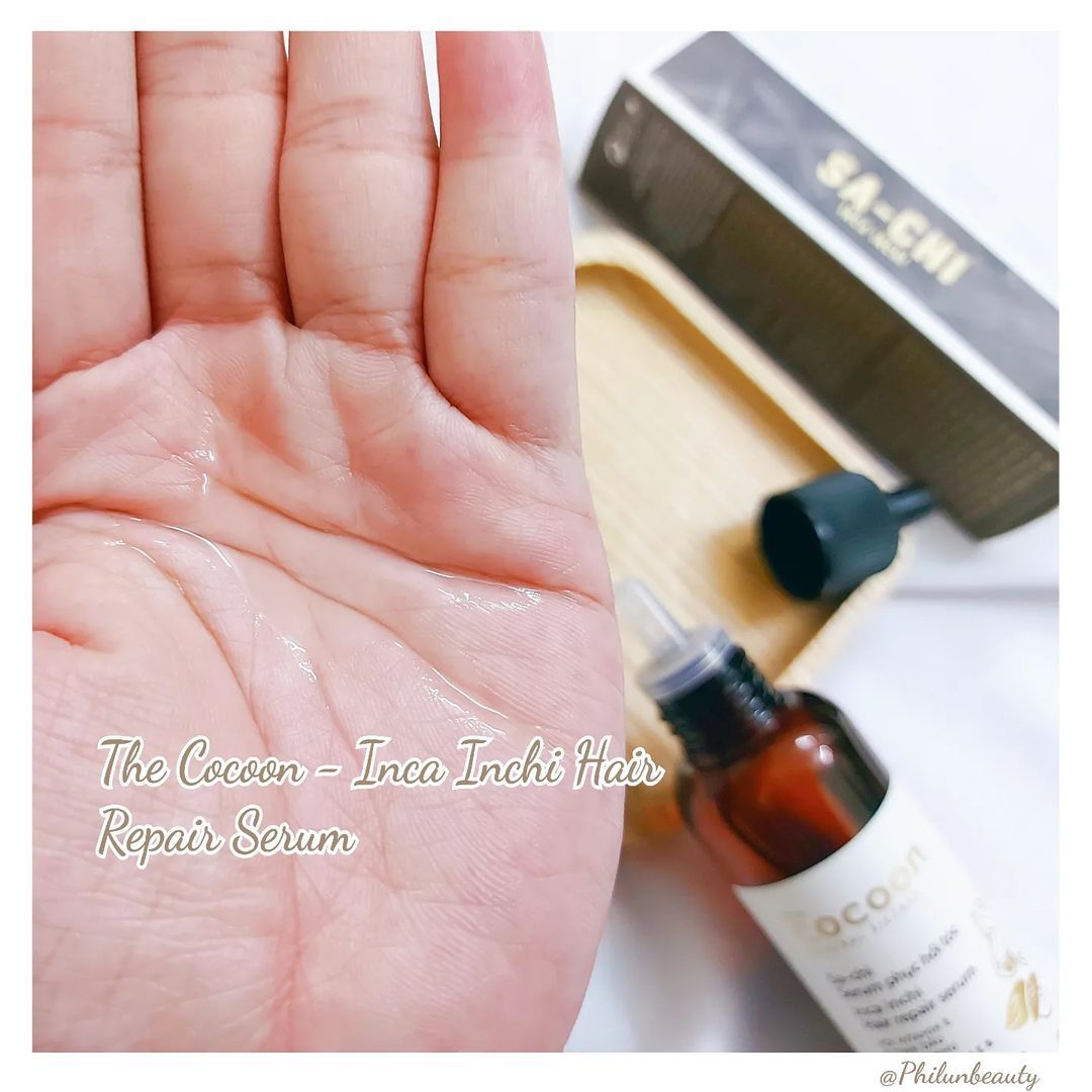 Serum dưỡng tóc The Cocoon - Inca Inchi Hair Repair Serum được phái nữ yêu thích. Sản phẩm giúp phục hồi tóc hư tổn nhanh chóng, mang lại hiệu quả rõ rệt so với các loại serum thông thường. Xem review serum dưỡng tóc Cocoon để biết thêm chi tiết!