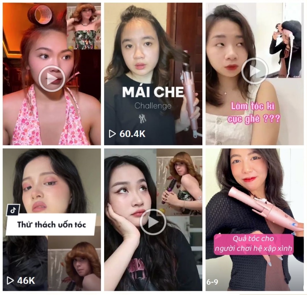 Bài viết về thử thách "tóc mái hiên" của các beauty tiktoker như Anh Thư, Abigail, Rachel. Khám phá bí kíp làm phồng tóc mái và những mẹo làm tóc hài hước, thu hút giới trẻ. Tìm hiểu thêm về Halio Auto Rotating Hair Curler và cách tạo kiểu đặc sắc.