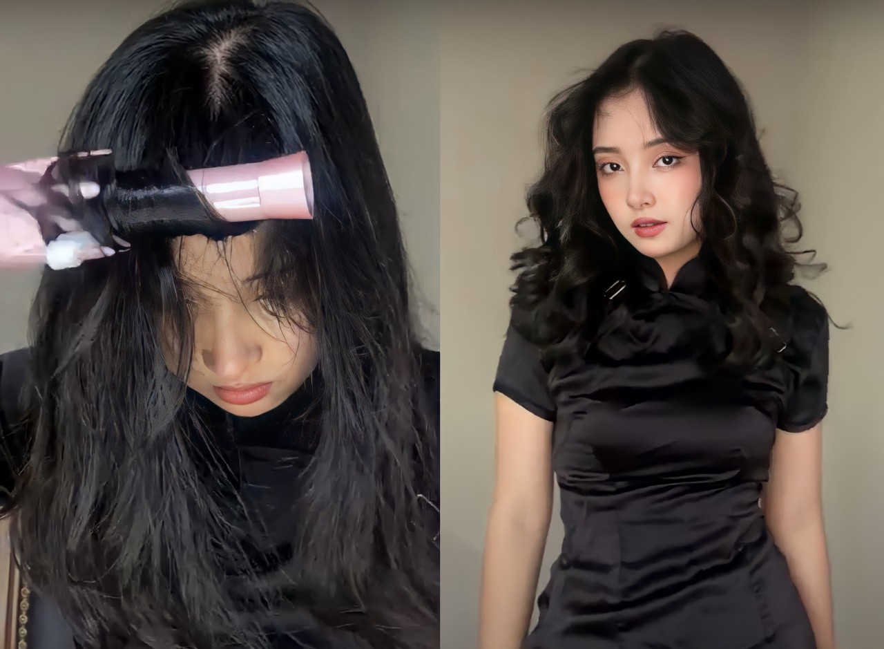 Loạt beauty tiktoker như Anh Thư, Abigail, Rachel gây sốt với kiểu tóc mái hiên hài hước. Khám phá bí kíp làm tóc với Halio Auto Rotating Hair Curler và cách làm phồng tóc mái, trào lưu thử thách tóc mái hiên đang được các cô bạn "lắm trò" lăng xê nhiệt tình.