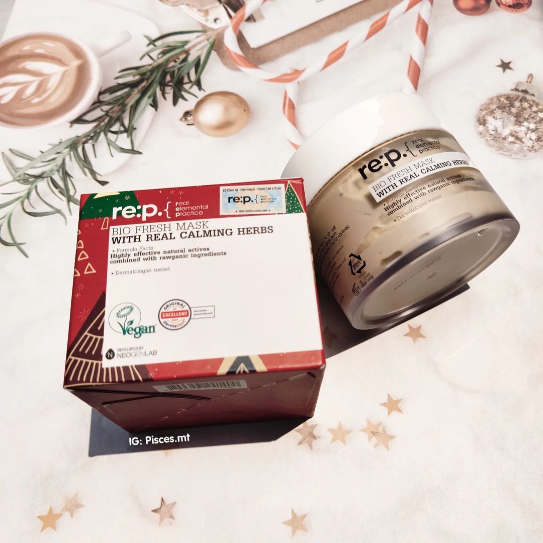 Mặt nạ đất sét Re:p Bio Fresh Mask With Real Calming Herbs - sản phẩm chăm sóc da dành cho da khô. Đánh giá mặt nạ đất sét Re:p, liệu mặt nạ đất sét Re:p có tốt không? Sản phẩm nổi bật từ thương hiệu Neogen nổi tiếng Hàn Quốc.