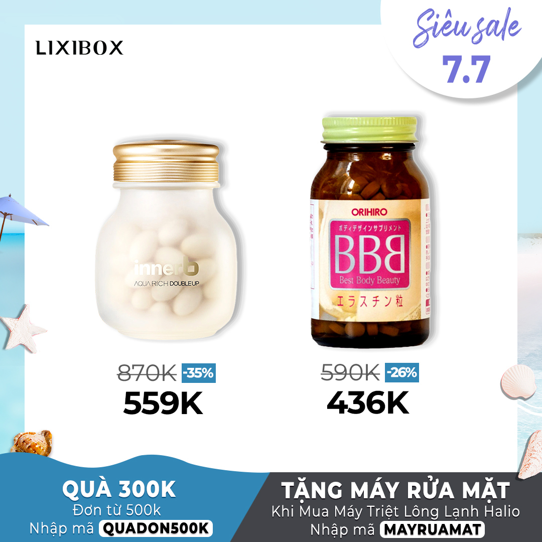 Chương trình siêu sale 7.7 từ Lixibox, giảm giá mạnh lên đến 38% cho máy làm đẹp Halio. Các sản phẩm hot như phấn nước April Skin, tinh chất dưỡng da The Auragins, và son Gilla cùng nhiều quà tặng giá trị. Đừng bỏ lỡ cơ hội săn sale GWP Vietnam!