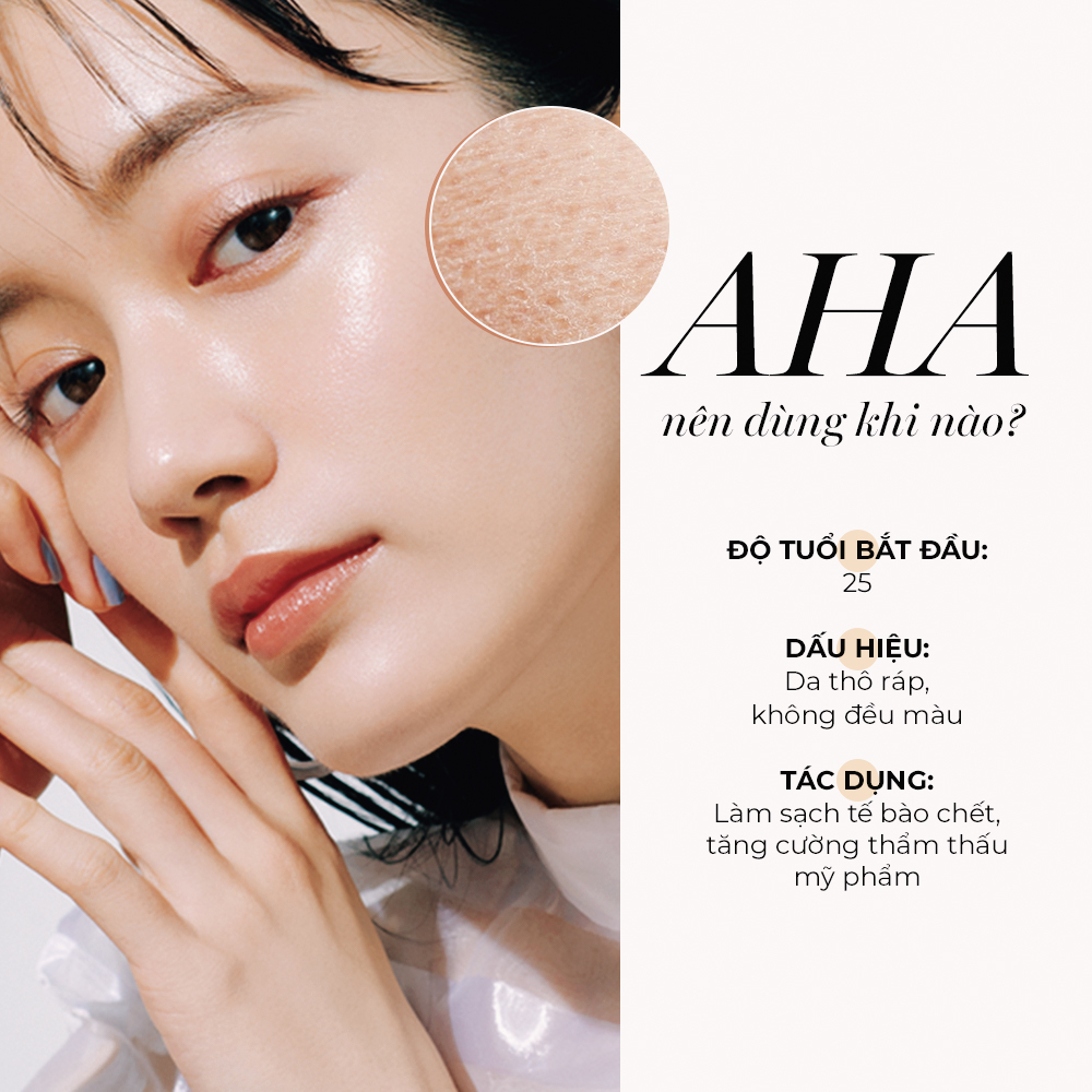 Thành phần mỹ phẩm nên dùng khi nào