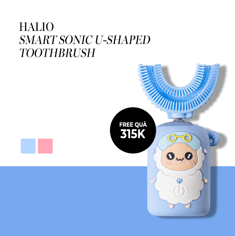 Bàn chải điện Halio Sonic hình dáng dễ thương, thiết kế siêu đẹp cho chăm sóc răng miệng. Đi kèm quà tặng trị giá 315K. Khám phá thêm về bàn chải điện trẻ em và tăm nước Halio từ thương hiệu Halio để thu hút bạn bè!
