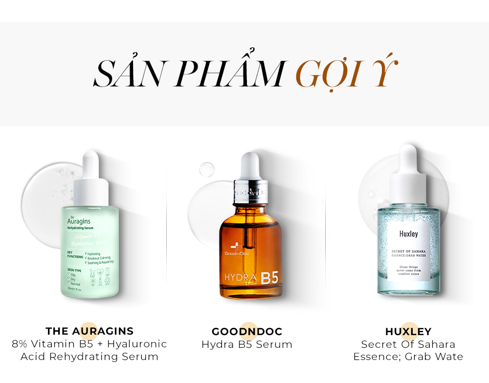 Bài viết giới thiệu các sản phẩm như Vitamin B5, Hyaluronic Acid và công dụng của chúng trong chăm sóc da. Chuyên gia Terry Loong tư vấn thời điểm vàng để sử dụng Vitamin C, Retinol và các thành phần dưỡng da khác.
