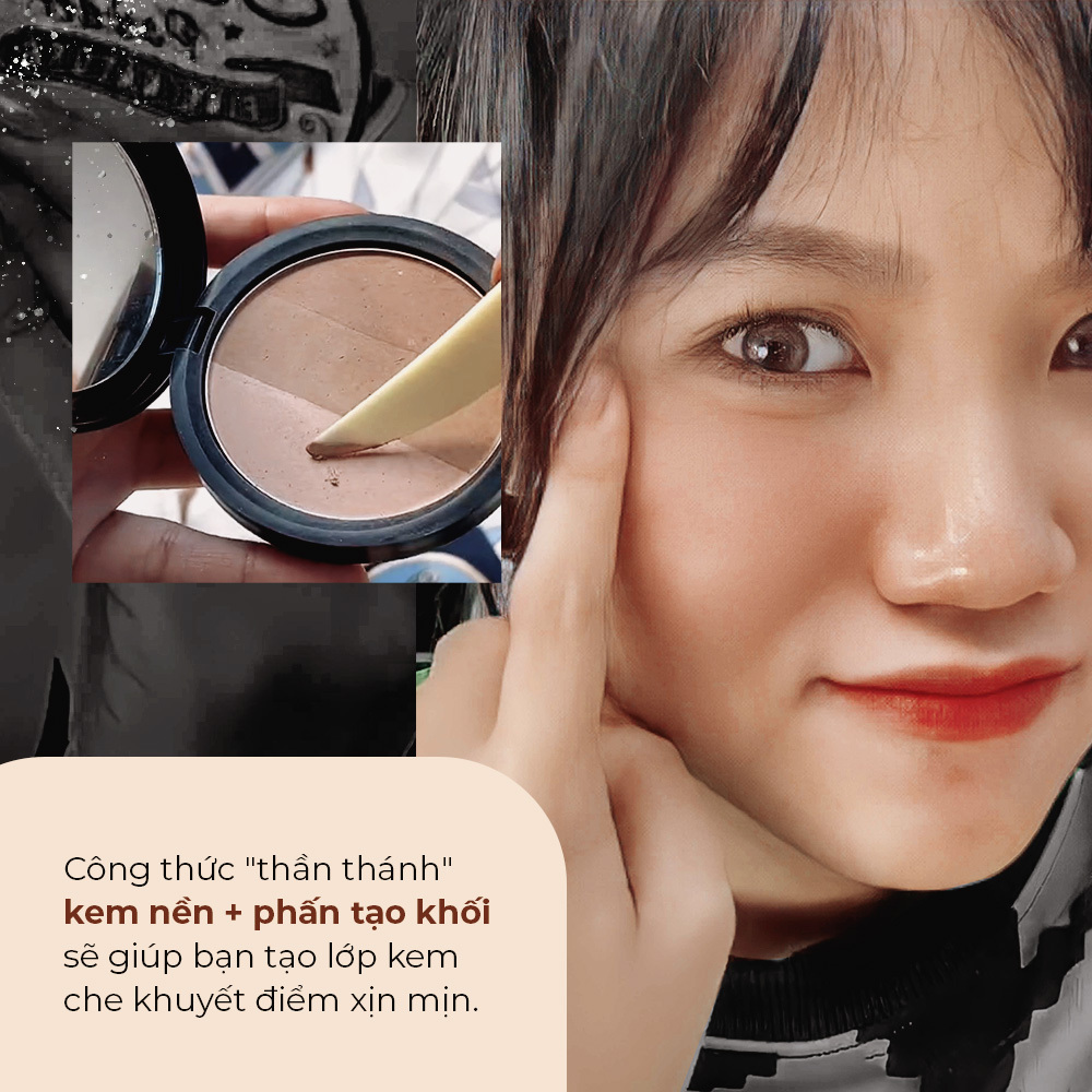 Duyên Trương, nàng hot TikToker, chia sẻ mẹo làm đẹp với mỹ phẩm trộn. Cô dùng kem nền và phấn tạo khối để che khuyết điểm hiệu quả và tạo lớp trang điểm hoàn hảo. Khám phá thêm về cô bạn này trong bài viết về mỹ phẩm trộn hấp dẫn.