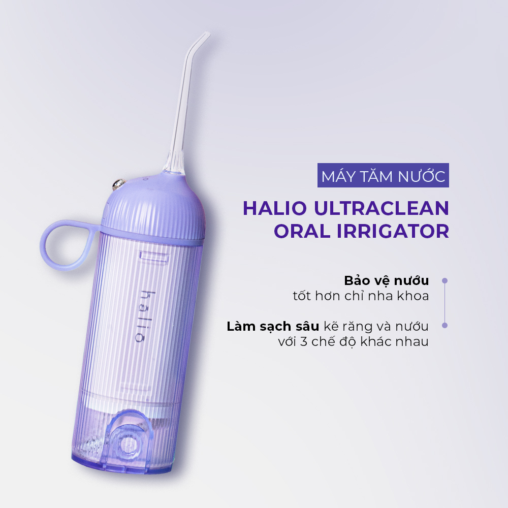 Máy tăm nước Halio Ultraclean, bảo vệ nướu tốt hơn chỉ nha khoa, làm sạch sâu kẽ răng và nướu với 3 chế độ khác nhau. Tìm hiểu về cách chăm sóc răng niềng và lựa chọn giữa bàn chải điện hay bàn chải thông thường.