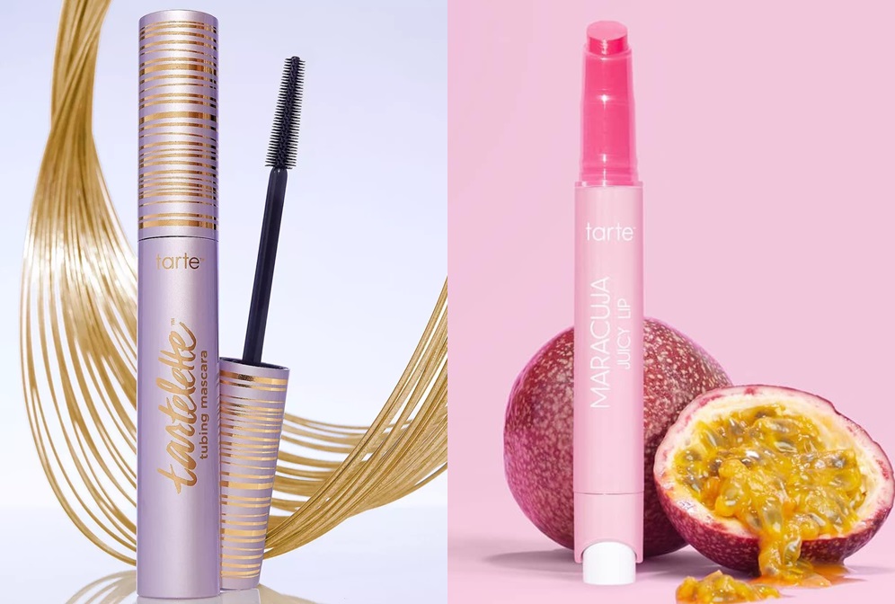 Bộ sản phẩm mỹ phẩm thiên nhiên Tarte Cosmetics bao gồm mascara và son dưỡng môi, dành cho nữ sinh trong mùa tựu trường. Thương hiệu mỹ phẩm lành tính nổi tiếng của Mỹ gây sốt trên TikTok với hành động ý nghĩa dành cho 30,000 nữ sinh.