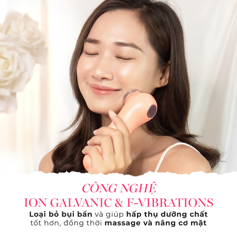CÔNG NGHỆ ION GALVANIC & F-VIBRATIONS giúp loại bỏ bụi bẩn, tăng cường hấp thụ dưỡng chất và massage, nâng cơ mặt. Khám phá thương hiệu Halio - Thương hiệu chăm sóc da và nha khoa Hoa Kỳ được yêu thích tại Việt Nam.