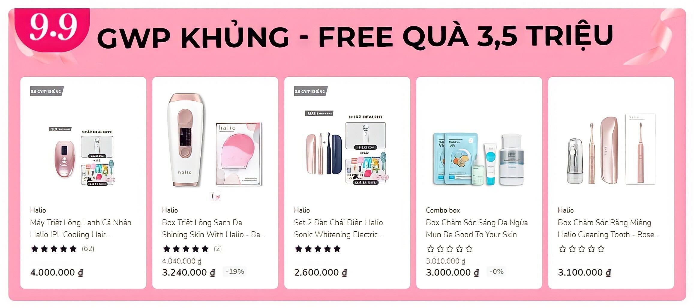 GWP 9.9 từ Lixibox với các deal hấp dẫn, máy Halio, tặng quà và giảm giá đến 20%. Khám phá chương trình Gift with Purchase thú vị cho mùa Tết Trung thu, tiết kiệm chi phí mua sắm và nâng cao trải nghiệm chăm sóc sắc đẹp.