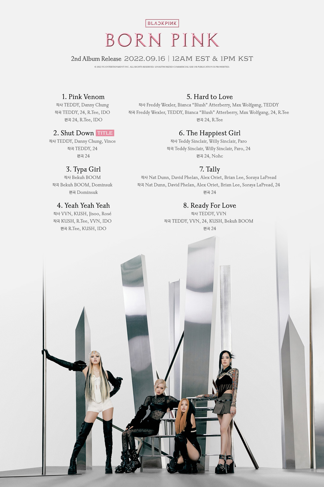 BLACKPINK ra mắt MV Shut Down vào 16/9/2022, thuộc album BORN PINK với những hình ảnh đẹp mắt, thể hiện dấu ấn trong loạt hit cũ, nổi bật với sự xuất hiện của Jennie và các thành viên.