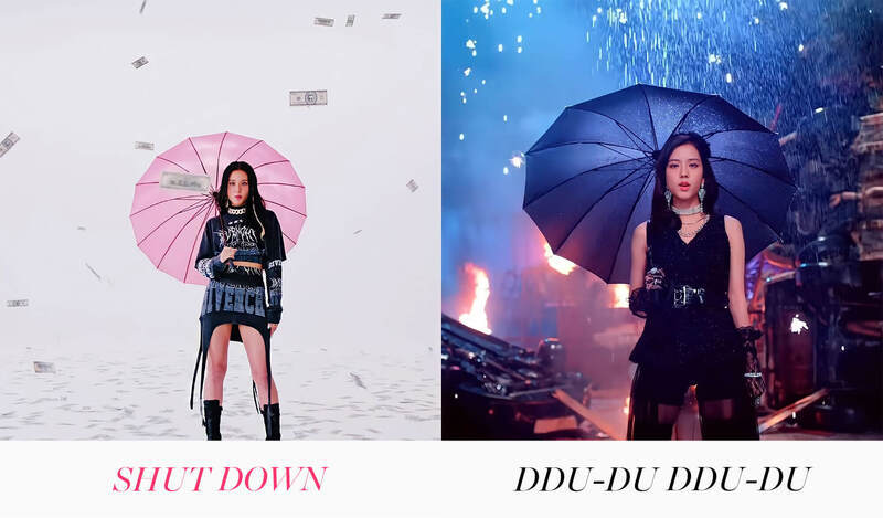 BLACKPINK ra mắt MV Shut Down với sự trở lại ấn tượng, mang đến hình ảnh của Jennie và Jisoo bên chiếc ô với phong cách khác biệt. Album BORN PINK đã thu hút sự chú ý với những hình ảnh độc đáo, tái hiện dấu ấn cũ và hứa hẹn sẽ làm nên chuyện trên các bảng xếp hạng.