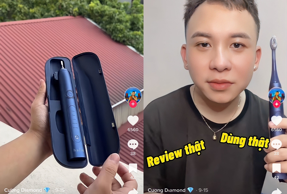 Bài viết về việc các chuyên gia review bàn chải điện Halio trên nền tảng TikTok. Đánh giá về tính năng nổi bật và thiết kế sang trọng của Bàn chải điện Halio, một dụng cụ chăm sóc răng miệng hot hiện nay.
