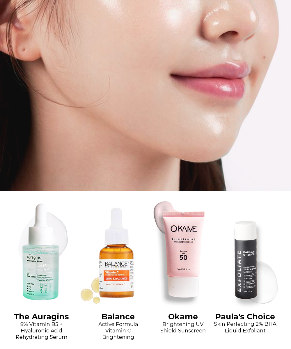 Khám phá bí quyết chăm sóc da tối giản cho làn da mịn màng với sản phẩm dưỡng da chứa Vitamin C, Hyaluronic Acid, kem chống nắng và BHA, AHA trong bài viết từ bác sĩ da liễu David Lortscher và Jennifer MacGregor.
