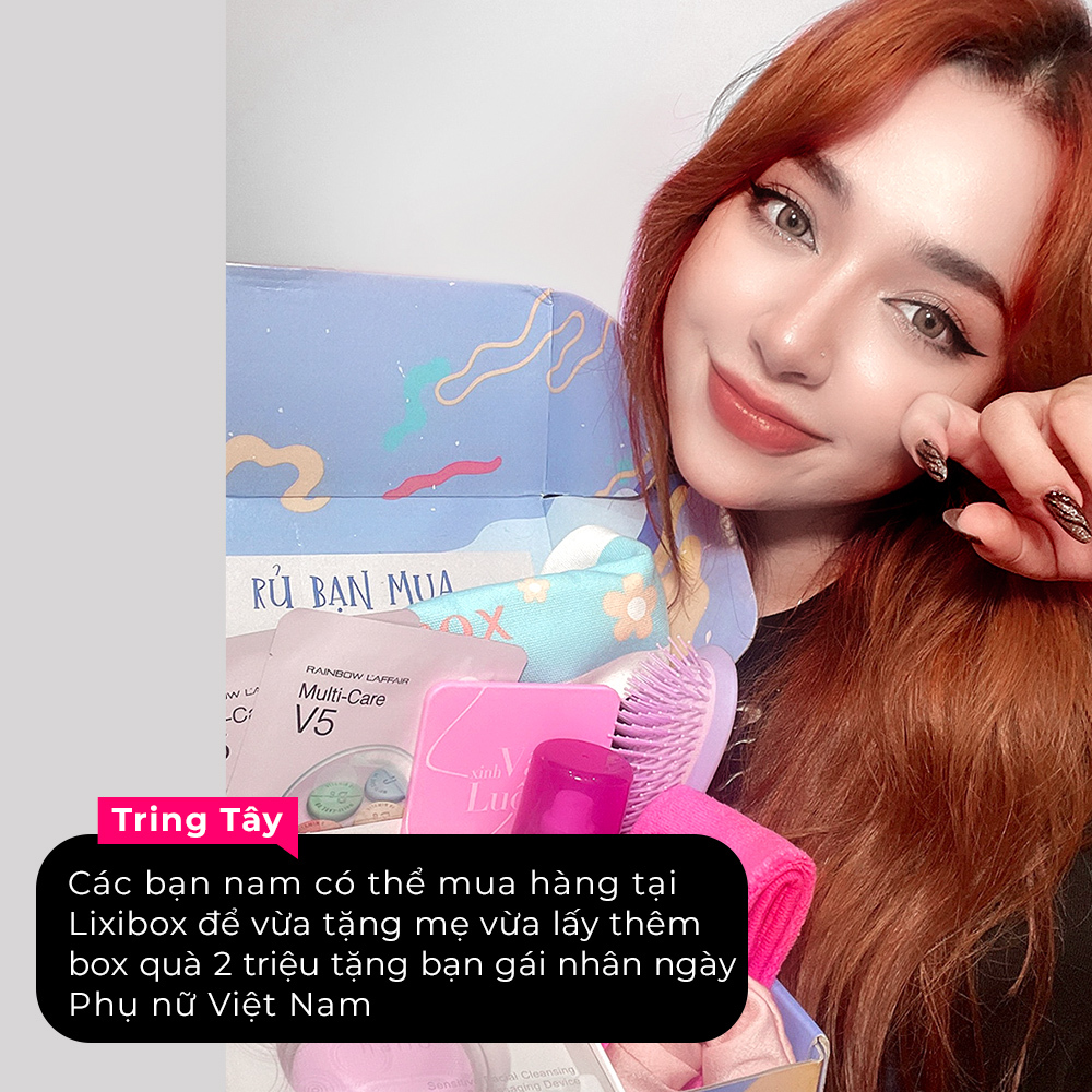 Mẹo tặng quà cho bạn gái nhân ngày Phụ nữ Việt Nam với Lixibox GWP 20.10. Cùng trải nghiệm hộp quà giá trị 2 triệu đồng từ thương hiệu chính hãng. Khám phá thêm với Luna Đào, SChannel và ghi lại khoảnh khắc unboxing GWP Lixibox!