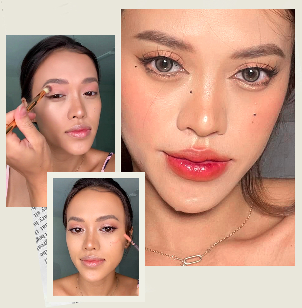 Bài viết "Học lỏm" 4 mẹo trang điểm mới lạ từ makeup artist Giang Socola. Chị chia sẻ các bí kíp trang điểm tiết kiệm thời gian và tiền bạc cho những ngày cuối tháng, giúp chị duy trì vẻ đẹp chỉn chu dù bận rộn.