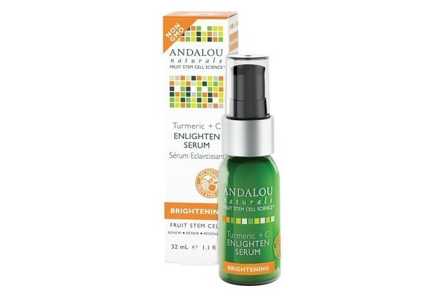 Sản phẩm serum làm sáng da Andalou Naturals với thành phần nghệ và vitamin C, giúp cải thiện sắc tố da, giảm thâm và mang lại làn da rạng rỡ. Khám phá những thành phần hiệu quả trong bài viết 'TOP THÀNH PHẦN SÁNG DA BẠN KHÔNG THỂ BỎ QUA'.