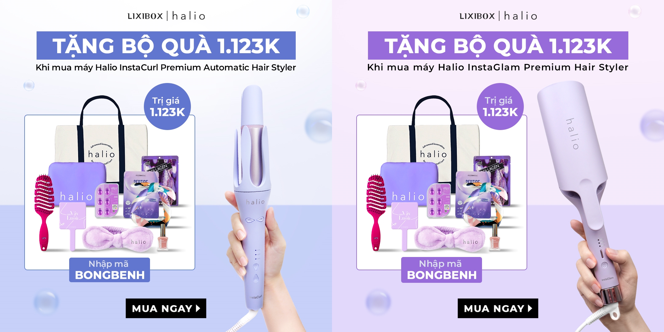 Lixibox tung deal hấp dẫn cho ngày Độc thân 11.11 với bộ quà cao cấp trị giá 1.123K khi mua máy Halio. Đừng bỏ lỡ chương trình khuyến mãi độc quyền này! #GWP #Lixibox 11.11 #Săn deal 11.11 #Single Day #Gift with Purchase #GWP 11.11