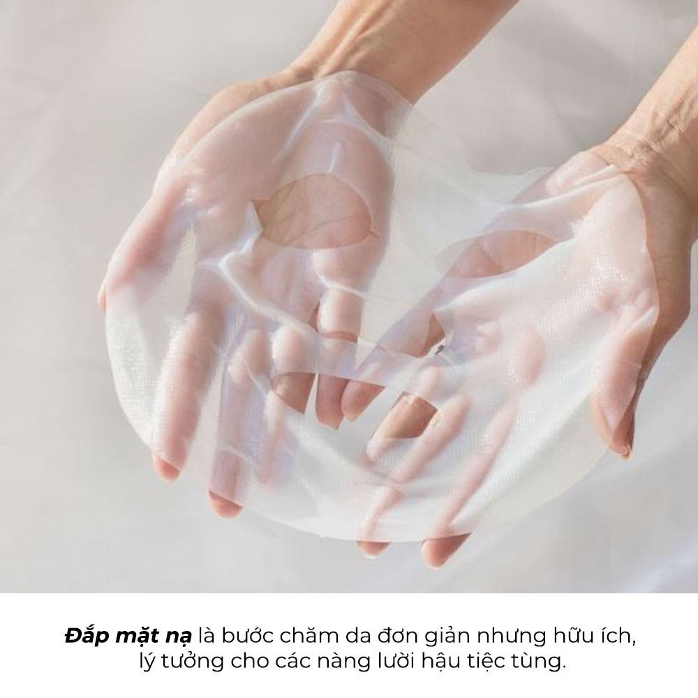 Mặt nạ dưỡng da, bước chăm sóc da dễ dàng cho các nàng sau những bữa tiệc. Làn da cần được chăm sóc đúng cách để chống lão hóa sớm. Một phần trong bài viết về skincare hậu tiệc tùng từ Lixibox.