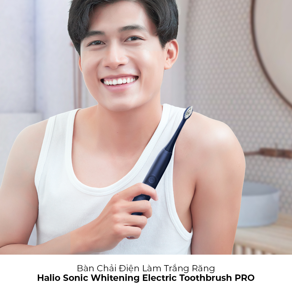 Bàn Chải Điện Làm Trắng Răng Halio Sonic Whitening Electric Toothbrush PRO, sản phẩm quà tặng ý nghĩa cho Ngày Quốc tế Đàn ông 19/11, tôn vinh những đóng góp của phái mạnh cho gia đình và xã hội.