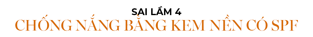 Sai lầm 4: Chống nắng bằng kem nền có SPF - Cảnh báo cho phái đẹp về những kiến thức skincare sai lầm, ảnh hưởng đến làn da. Lixibox Skincare đề cập các bước chăm sóc da, bí quyết dưỡng da đúng cách, tránh kem chống nắng không hiệu quả.