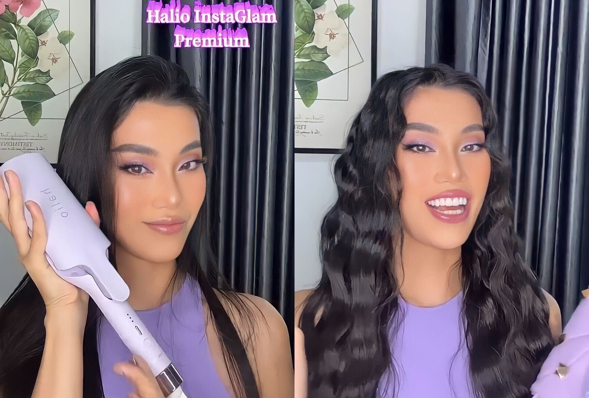 Khám phá siêu phẩm uốn tóc Máy Uốn Sóng Ion Âm Halio InstaGlam Premium và Máy Uốn Tóc Tự Xoay Ion Âm Halio InstaCurl Premium đang gây sốt trong giới trẻ. Từ thiết kế dễ dùng đến khả năng tạo kiểu tóc uốn hoàn hảo, tìm hiểu ngay để có mái tóc 10/10 như Hàn Hằng và Quỳnh Thi!