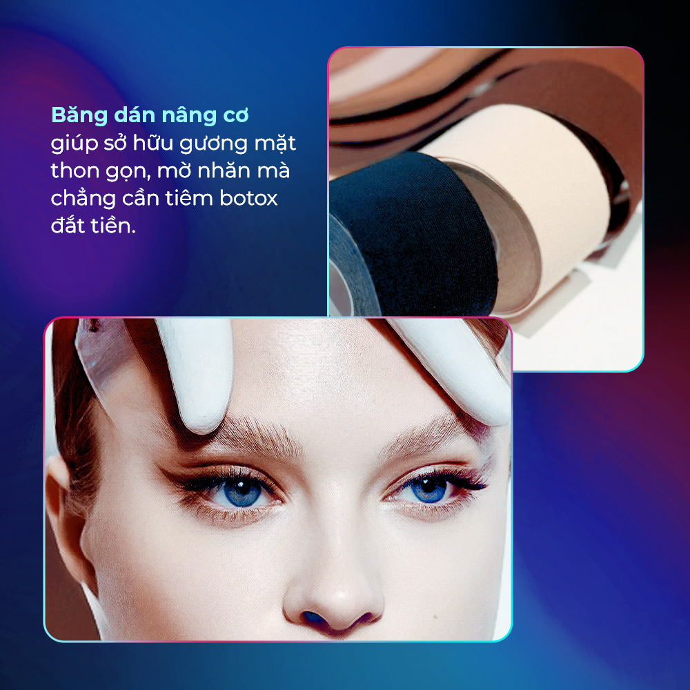 Băng dán nâng cơ giúp sở hữu gương mặt thon gọn, mở nhấn mà chẳng cần tiêm botox đắt tiền. Khám phá xu hướng làm đẹp 2022 từ TikTok với những mẹo dễ áp dụng, tiết kiệm chi phí cho việc làm đẹp.