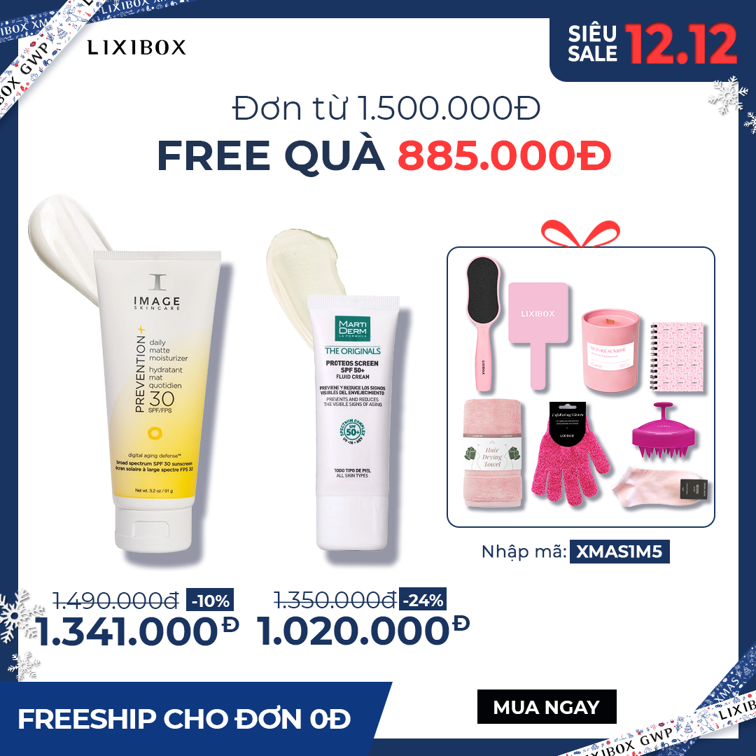 Bài viết về "Bão" sale cuối năm 2022 tại Lixibox, giảm giá đến 60%, quà GWP giá trị lên đến 2 triệu cho đơn hàng từ 1.500.000đ. Cơ hội tuyệt vời cho các tín đồ săn sale trong dịp 12.12.