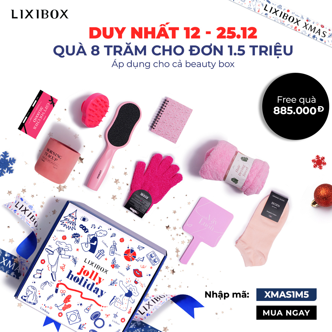 Chính thức lộ diện 3 box quà Giáng sinh 2022 từ Lixibox với giá trị cao cùng điều kiện GWP dễ dàng. Quà tặng Giáng sinh đẹp lung linh, thích hợp cho mùa Giáng sinh 2022. Đặt hàng ngay để không bỏ lỡ cơ hội săn sale, nhận quà Lixibox!