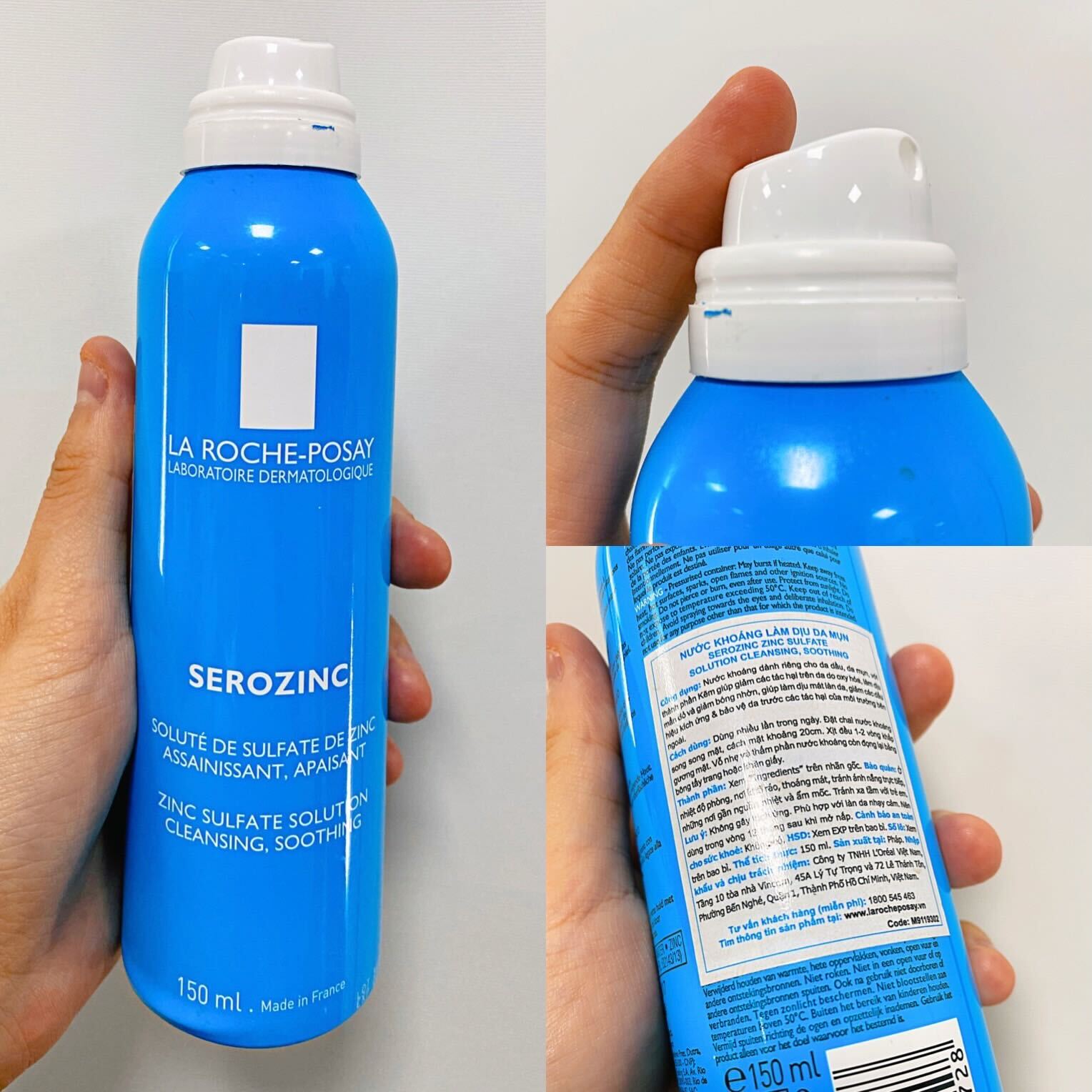 Xịt khoáng La Roche-Posay Serozinc 150ml mang đến nhiều công dụng tuyệt vời cho làn da. Khám phá tác dụng của xịt khoáng trong làm đẹp và lý do nên dùng xịt khoáng để cấp ẩm cho da qua review thực tế trên Lixibox.