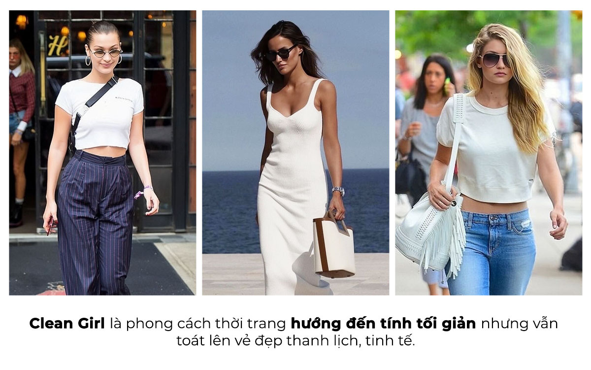 Bài viết giới thiệu xu hướng thời trang Clean Girl, phong cách tối giản tinh tế phù hợp với xu hướng thời trang 2022, trong bối cảnh các hot trends như y2k và Barbiecore nổi bật. Đừng bỏ lỡ những phong cách bùng nổ trong Tuần lễ Thời trang Xuân Hè 2023!