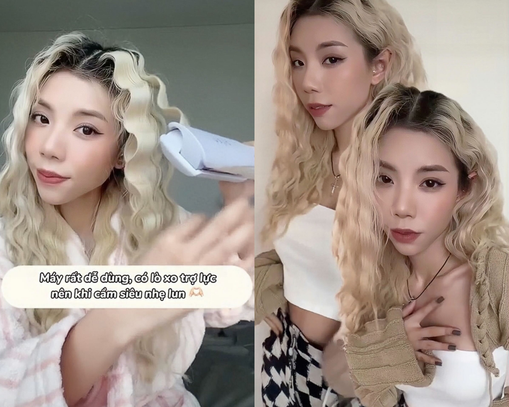 Bài viết chia sẻ 4 kiểu tóc đẹp cho bữa tiệc cuối năm từ Beauty Blogger, hướng dẫn cách sử dụng Máy Uốn Tóc Halio InstaGlam Premium. Các kiểu tóc đơn giản, tiết kiệm thời gian và tạo điểm nhấn cho trang phục, từ Huyền Nguyễn, Vi Thanh Lê, đến các tín đồ làm đẹp khác.